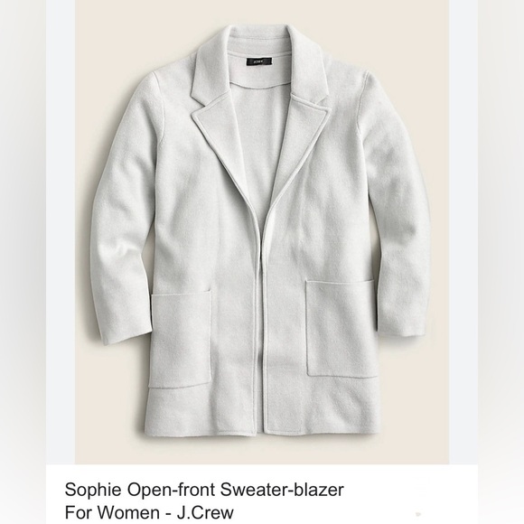 Brand new J crew women’s Sophie open front sweater blazer - Picture 7 of 7